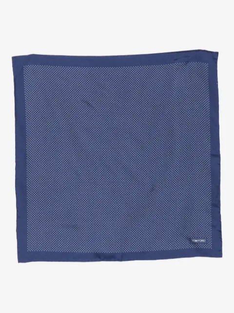 TOM FORD dot-print silk pocket scarf