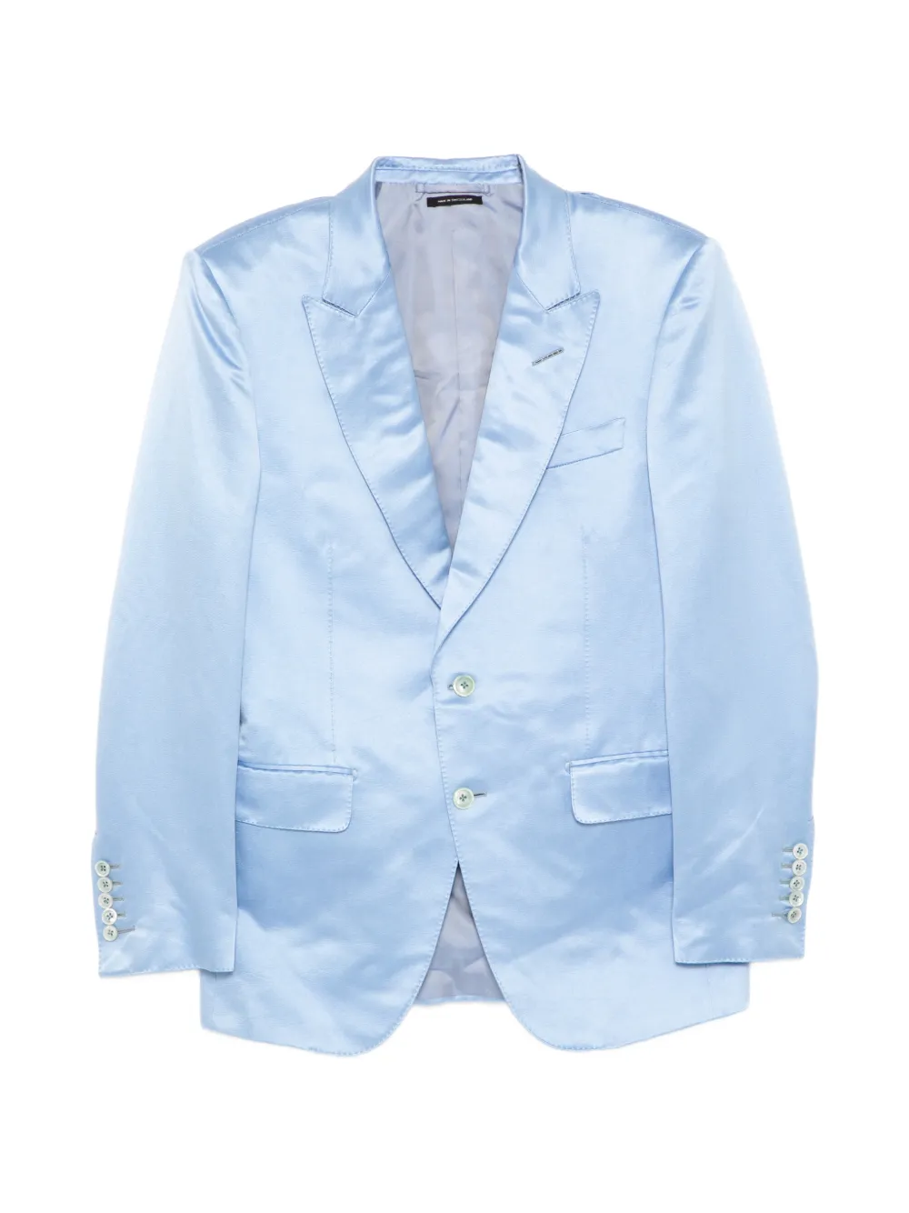 TOM FORD satin blazer - Blu