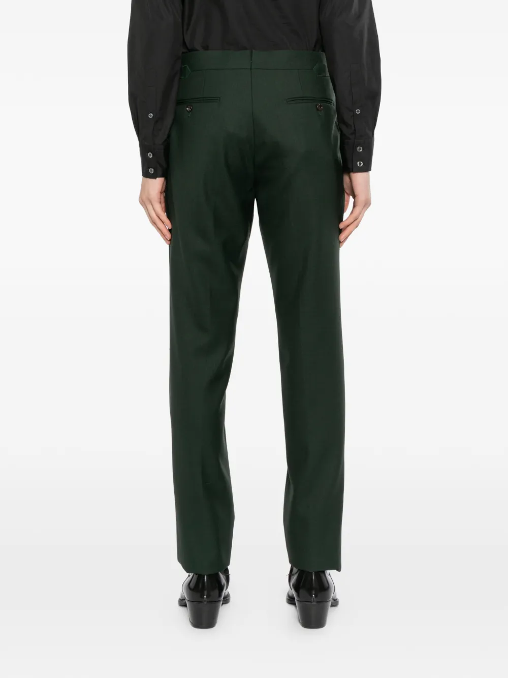 TOM FORD Wollen broek Groen