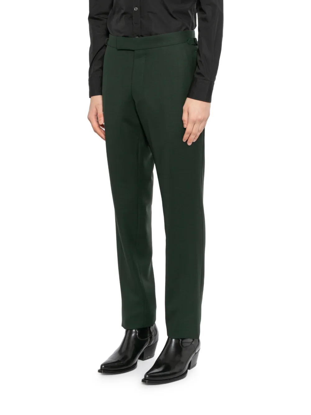 TOM FORD Wollen broek Groen