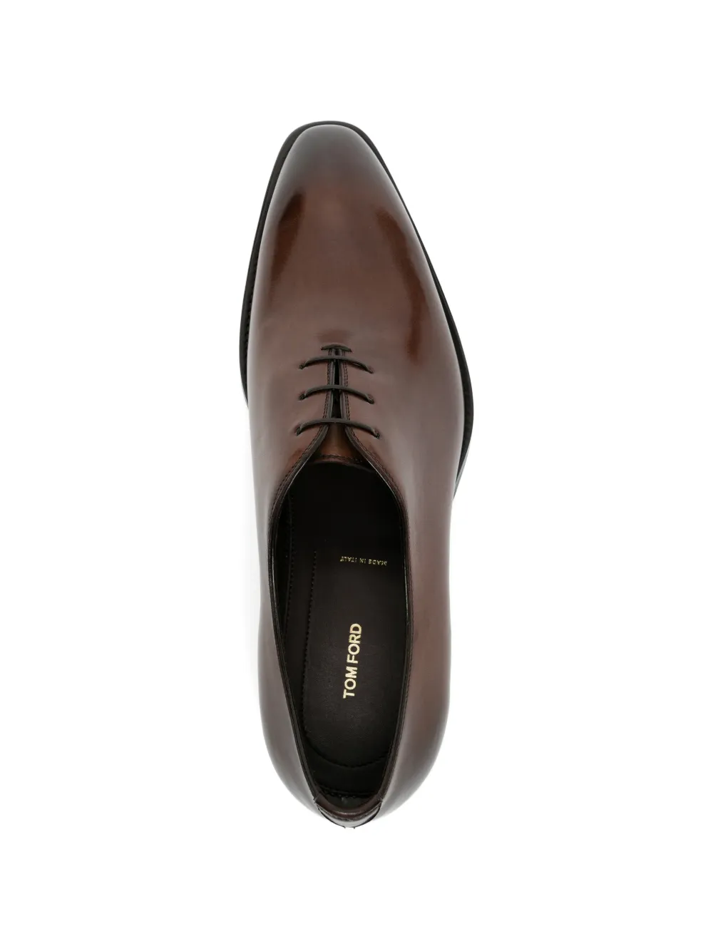 TOM FORD Leren Oxford schoenen Bruin