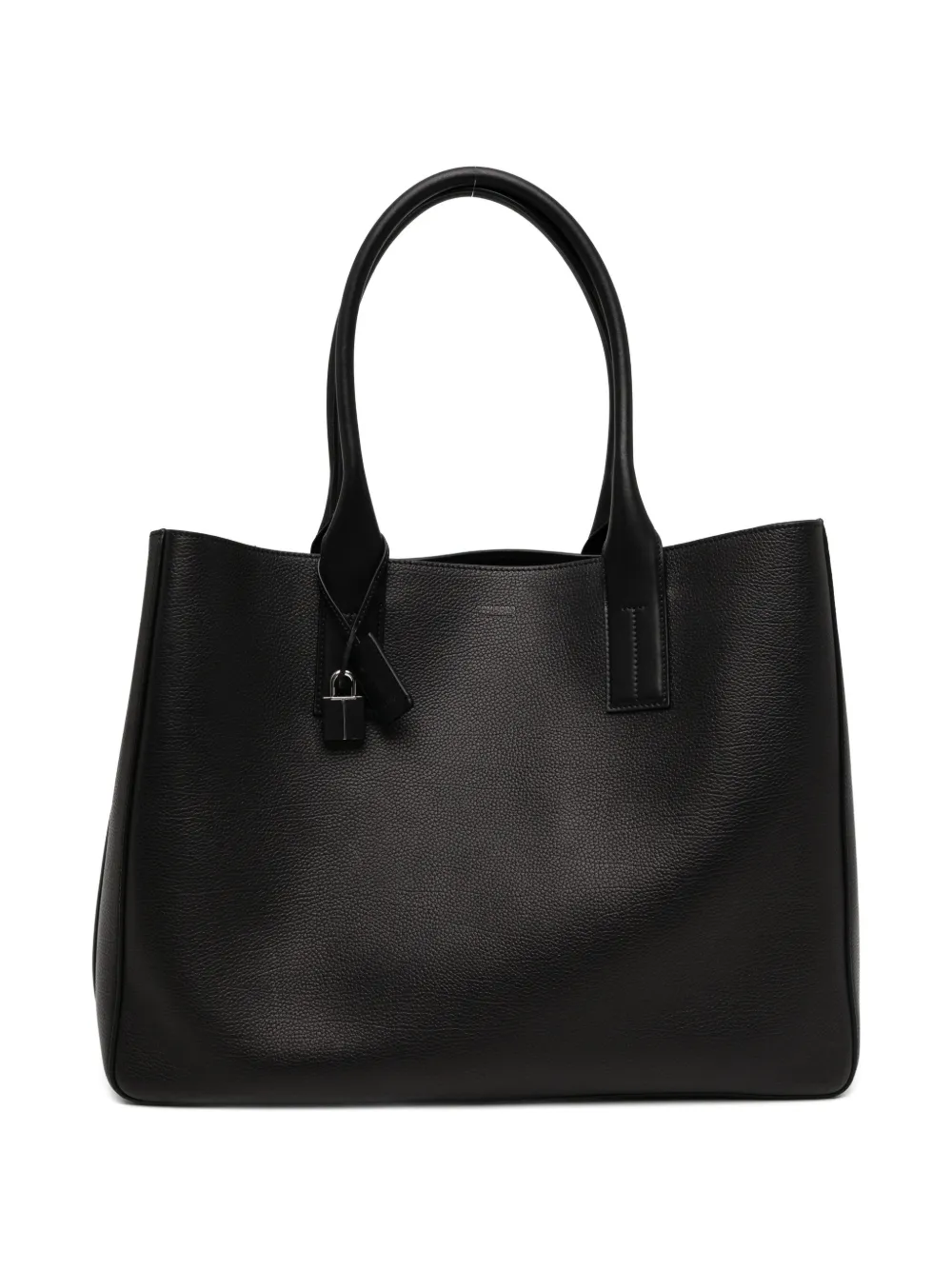 TOM FORD lock pendant tote bag - Nero