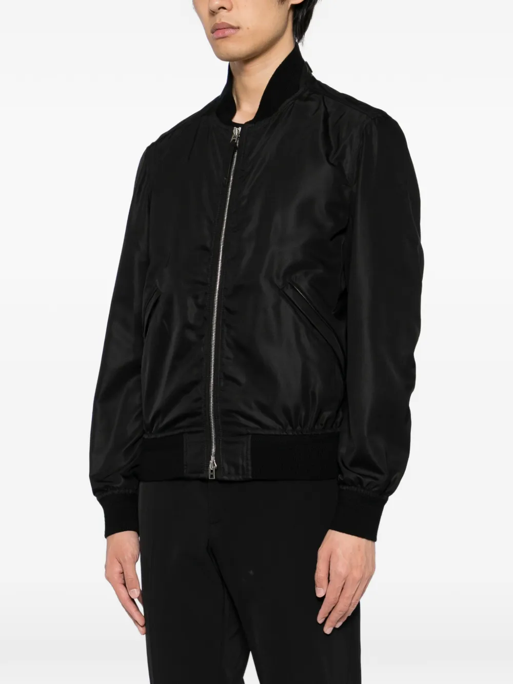 TOM FORD Zijden jack Zwart