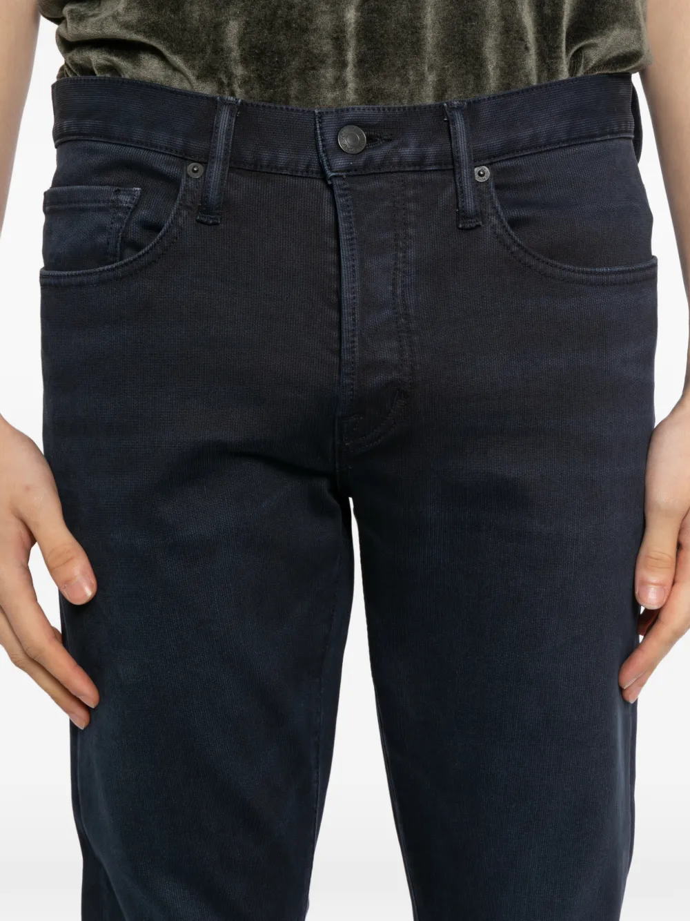 TOM FORD Cord broek Blauw