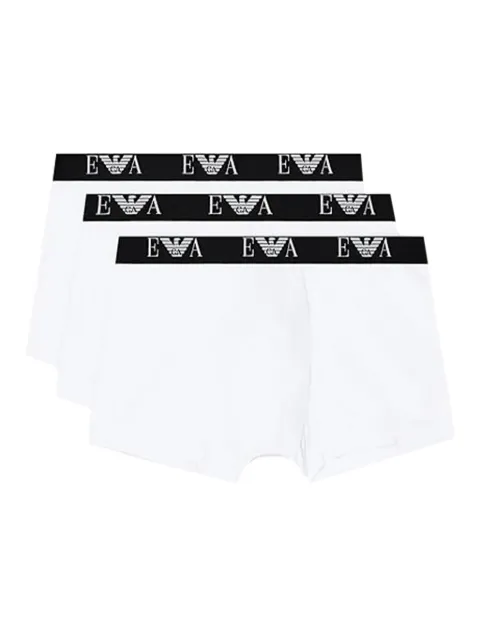Emporio Armani contrasting-waistband boxers (set of three)
