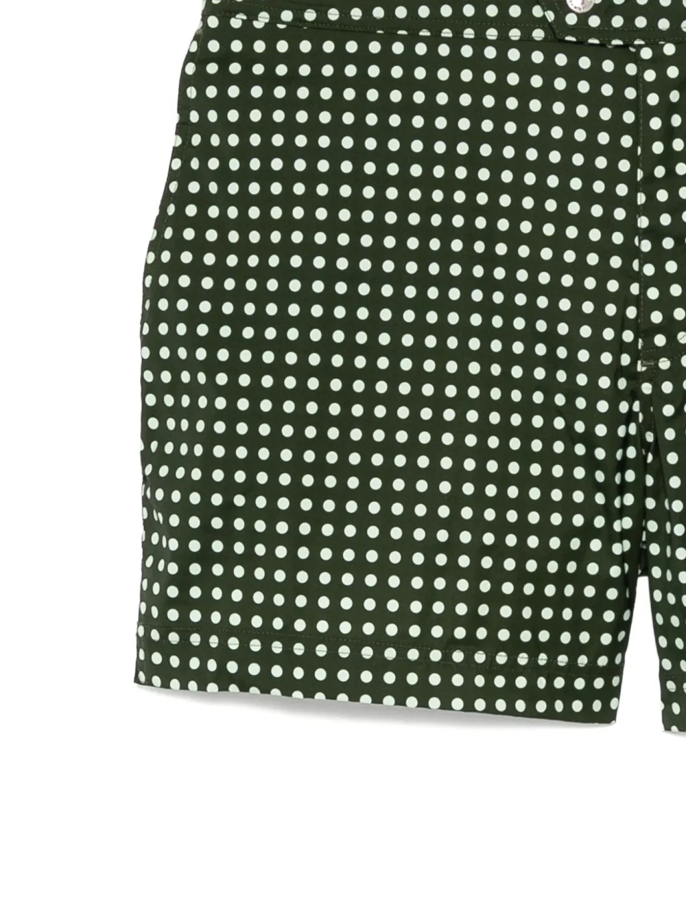TOM FORD Zwembroek met stippen Groen