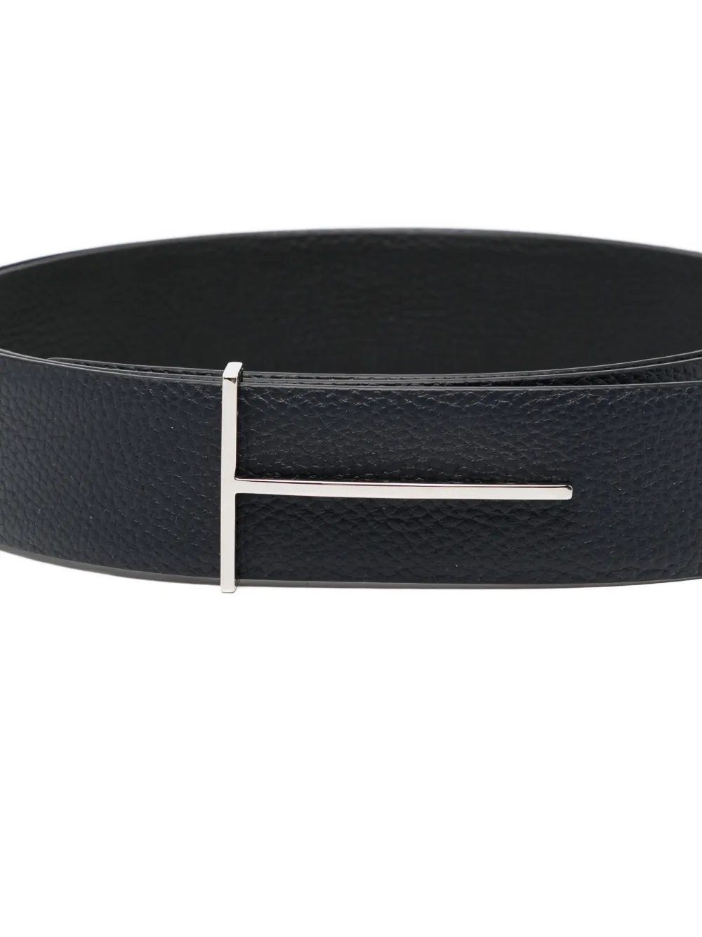  Tom Ford Leather Reversible Belt - Blue 