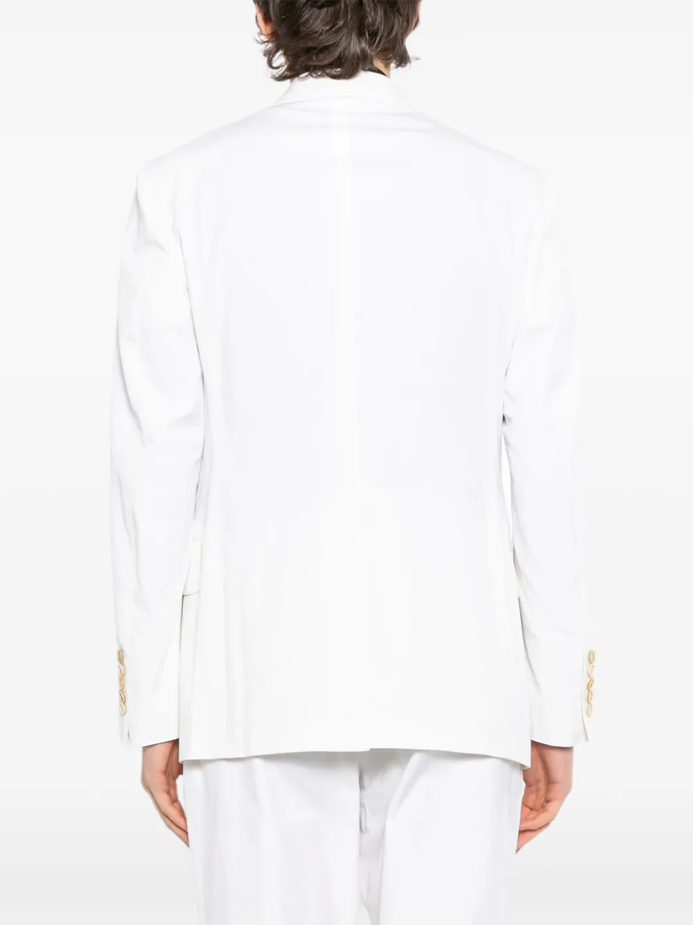 TOM FORD Blazer met enkele rij knopen Wit