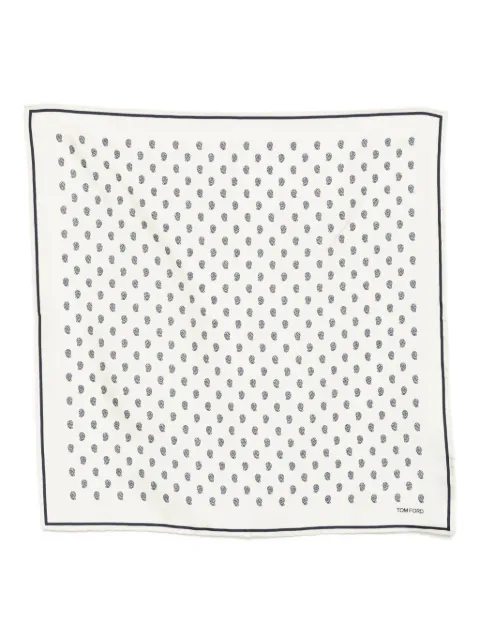 TOM FORD paisley-print pocket square