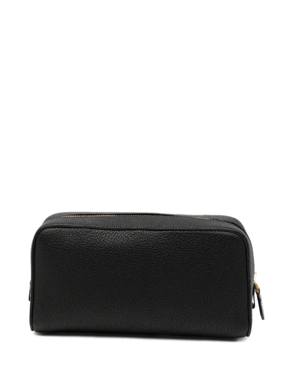 TOM FORD レザー トラベルポーチ | ブラック | FARFETCH JP