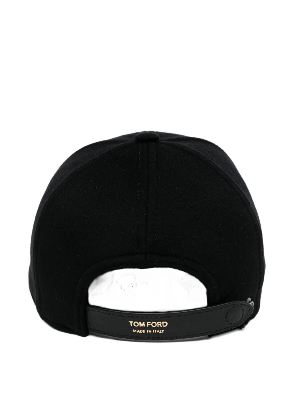 TOM FORD logo cap - Zwart