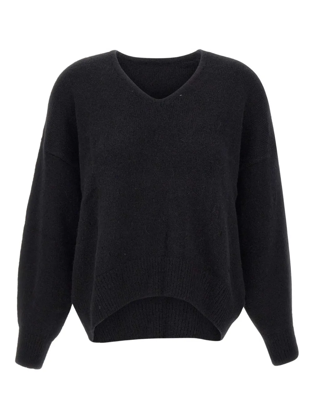 Hugo Boss Fondyssa V-neck Sweater In Black