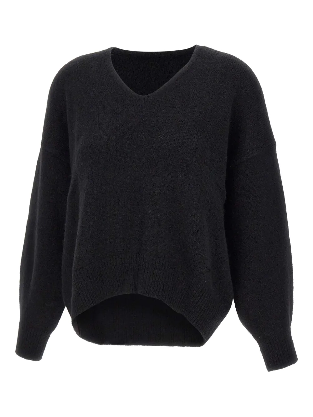 Hugo Boss Fondyssa V-neck Sweater In Black