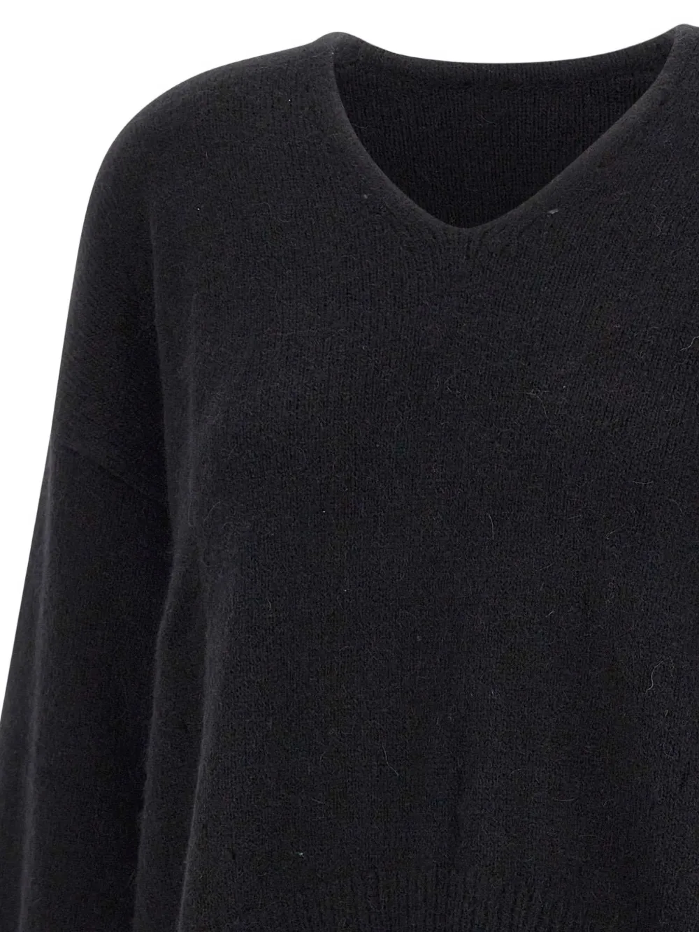Hugo Boss Fondyssa V-neck Sweater In Black