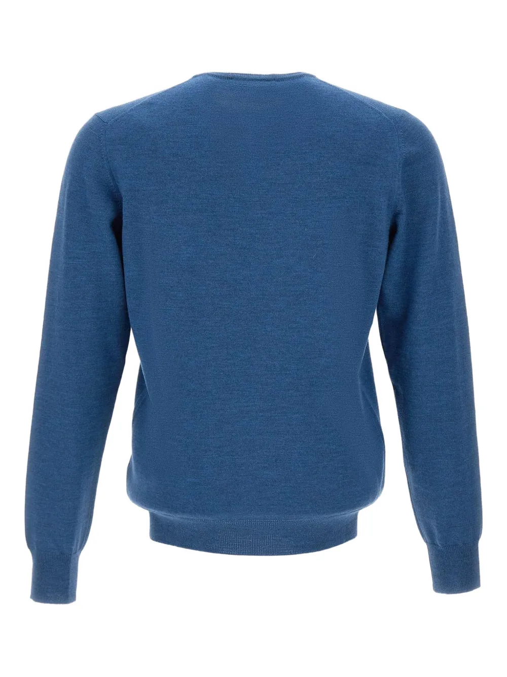 Gran Sasso crew-neck ribbed-trims sweater - Blauw