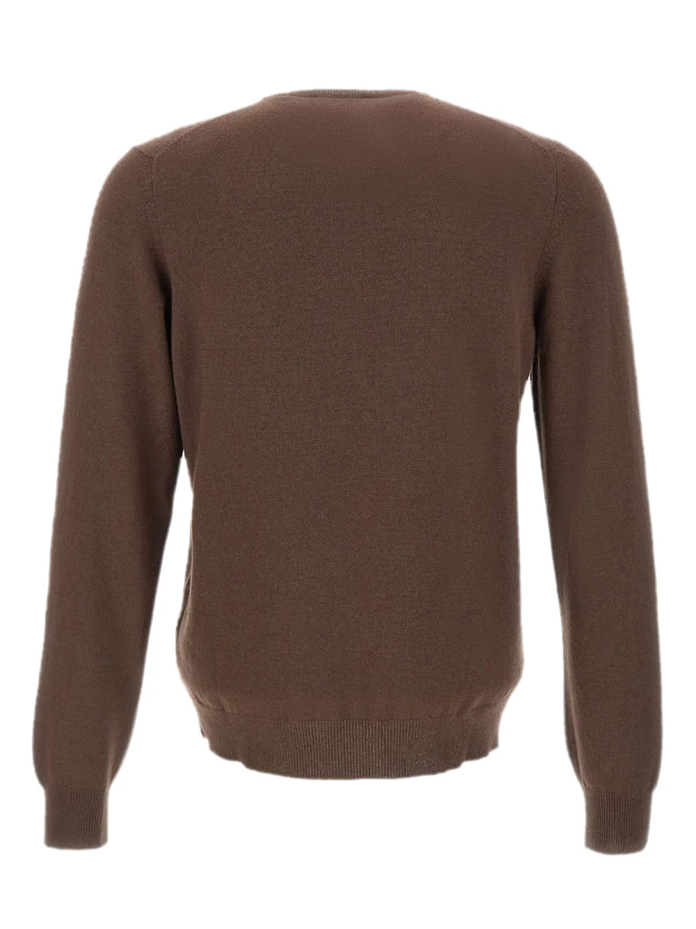 Gran Sasso ribbed-trims crew-neck sweater - Bruin