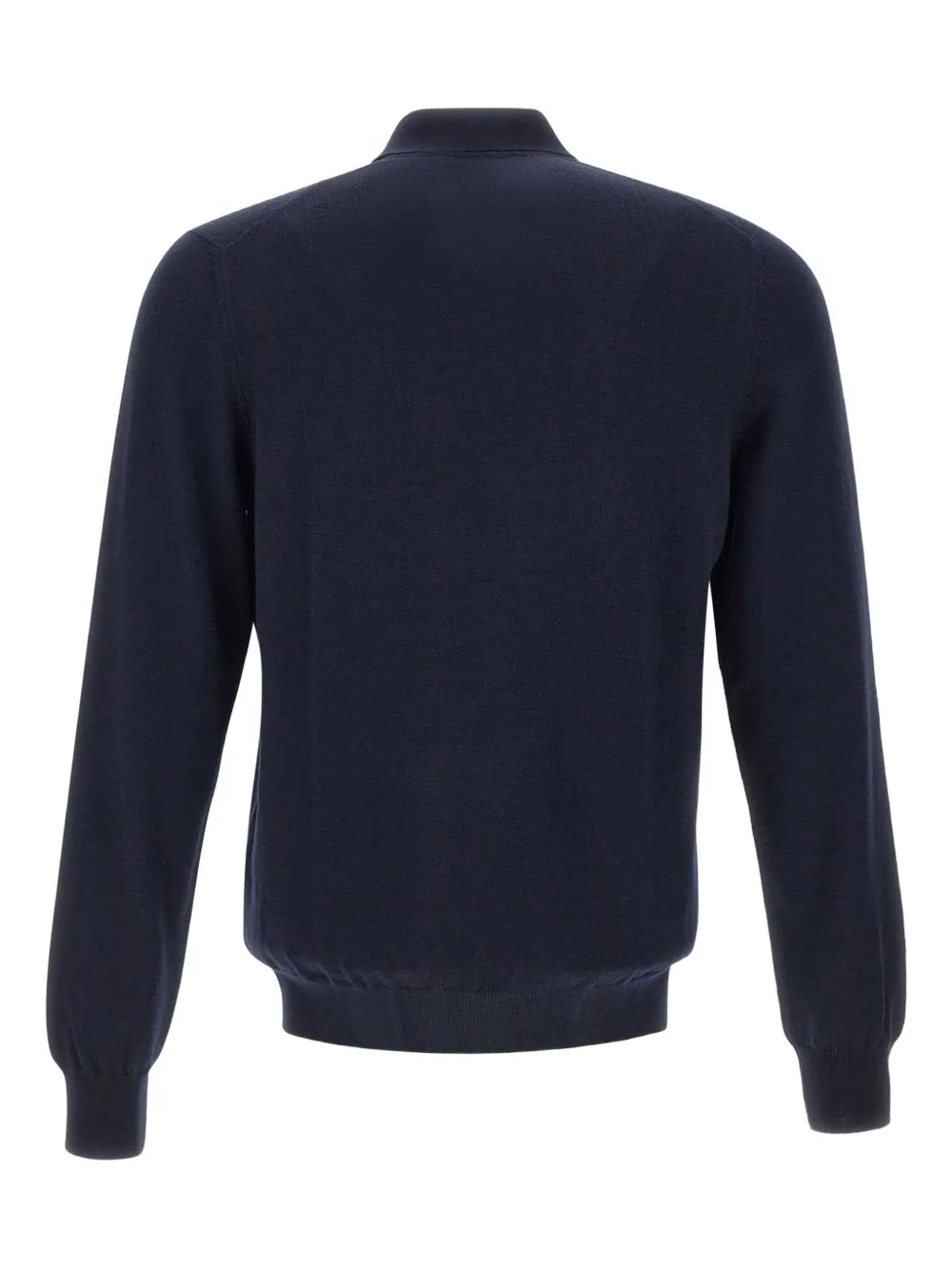 Gran Sasso half-zip long-sleeve polo shirt - Blauw