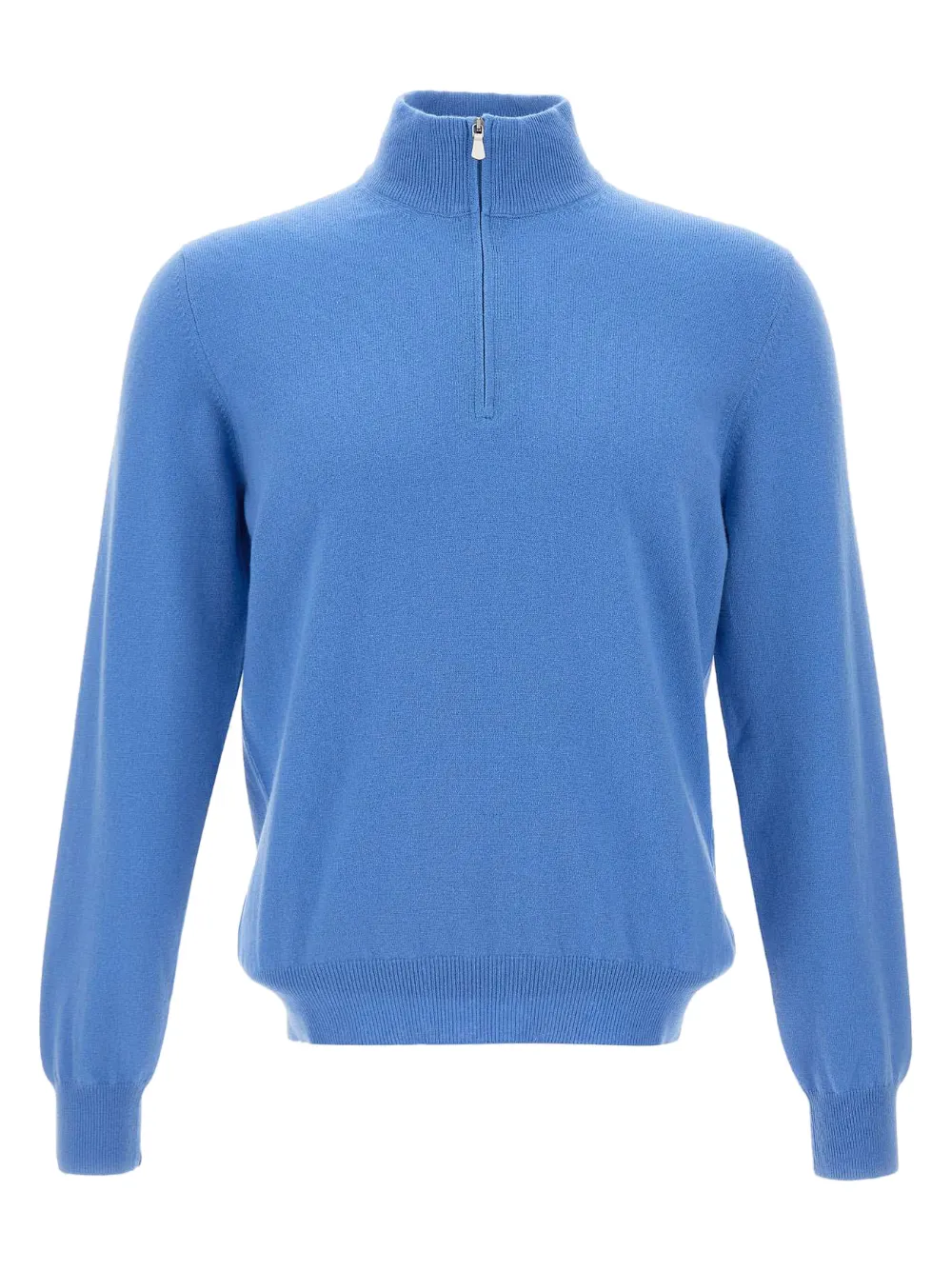 Gran Sasso half-zip turtleneck sweater | Blue | Image 1