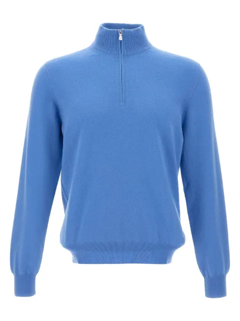 Gran Sasso half-zip turtleneck sweater