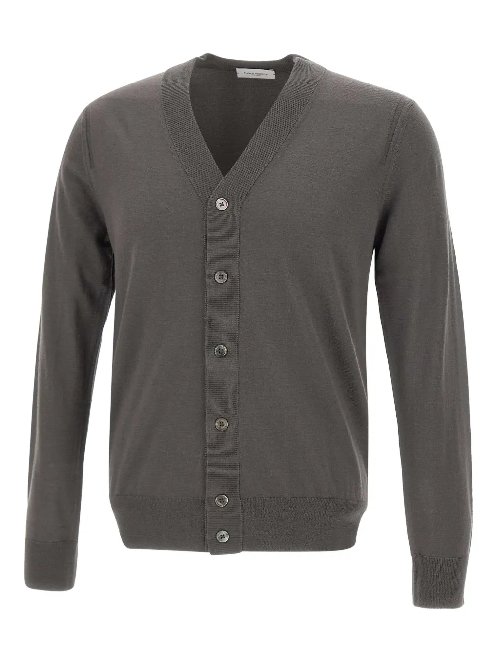 Paolo Pecora V-neck button-up cardigan | Grey | Image 1