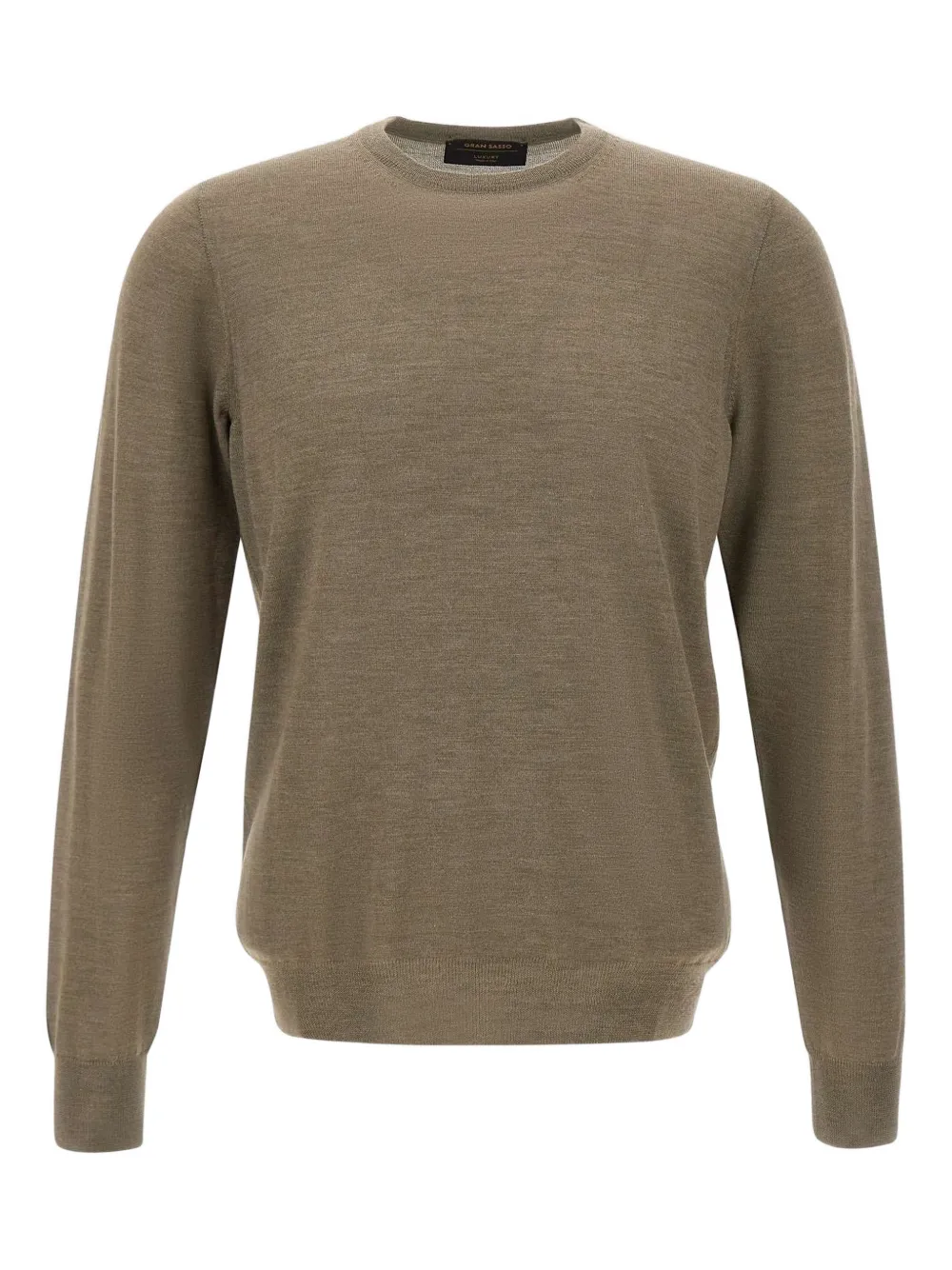 Gran Sasso long-sleeve crew-neck top | Brown | Image 1