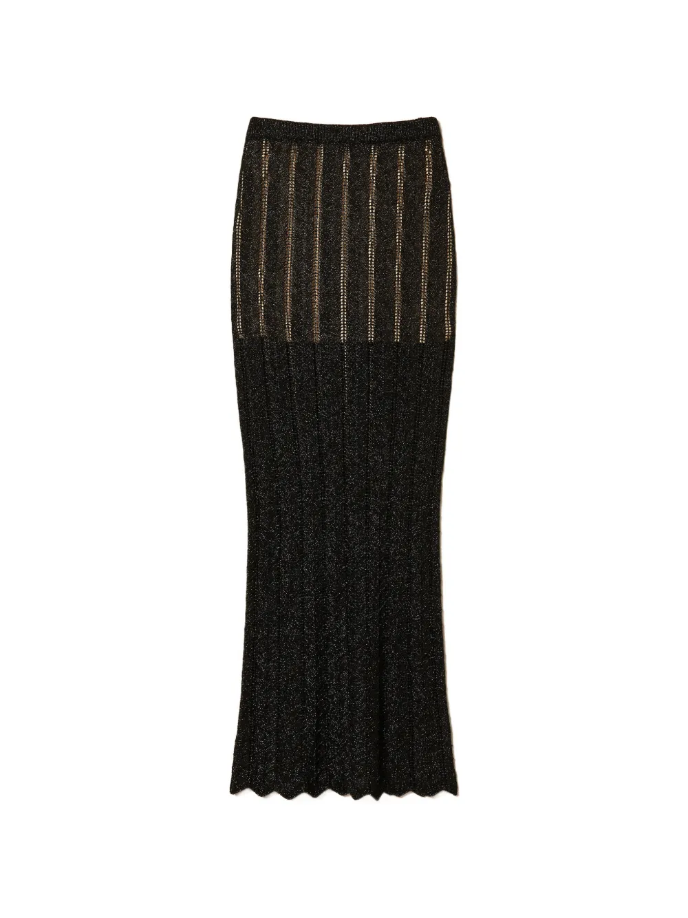 TWINSET knitted maxi skirt - Nero