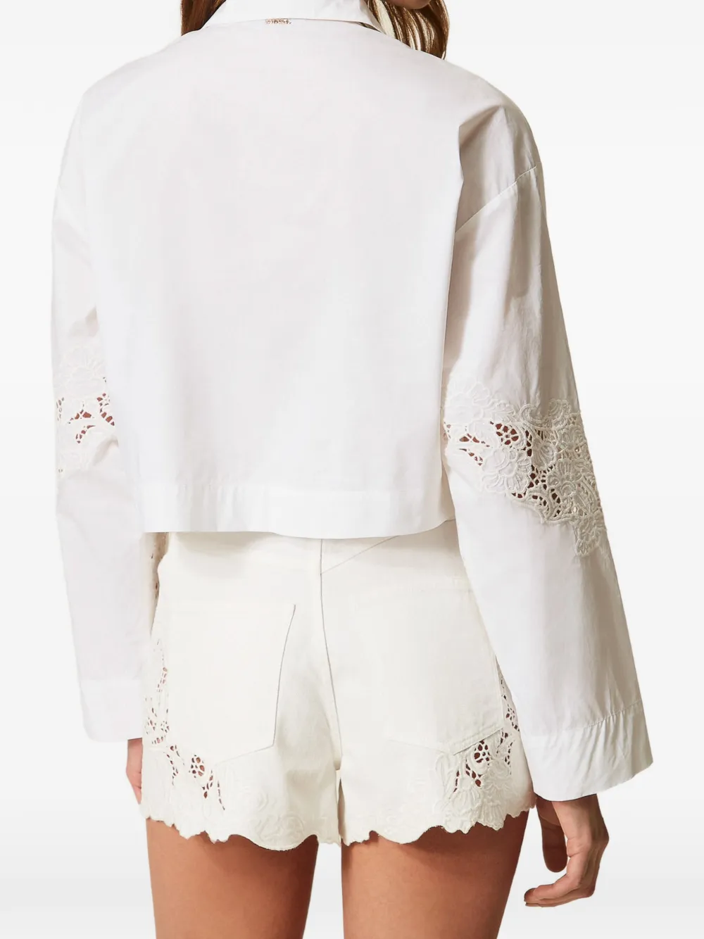 TWINSET Blouse met kanten details Wit