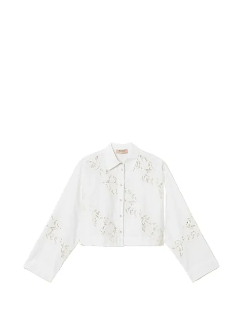 TWINSET lace-details shirt