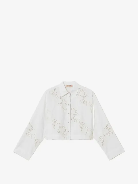 TWINSET レースディテール シャツ