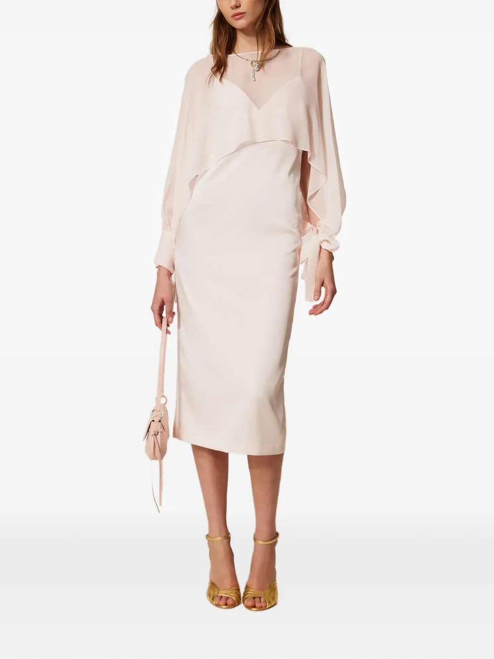 TWINSET Blouse met strikdetail Roze