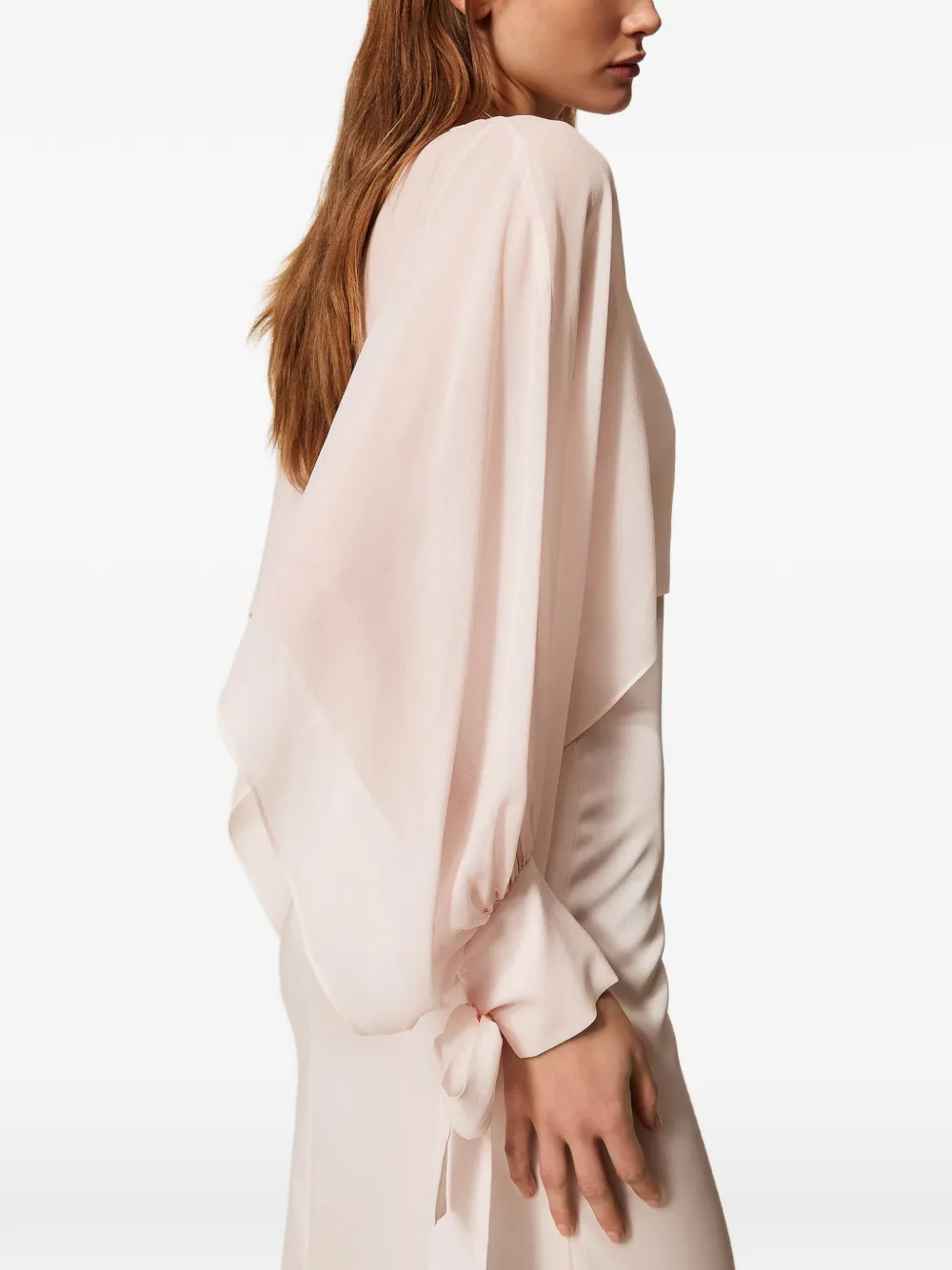 TWINSET Blouse met strikdetail Roze
