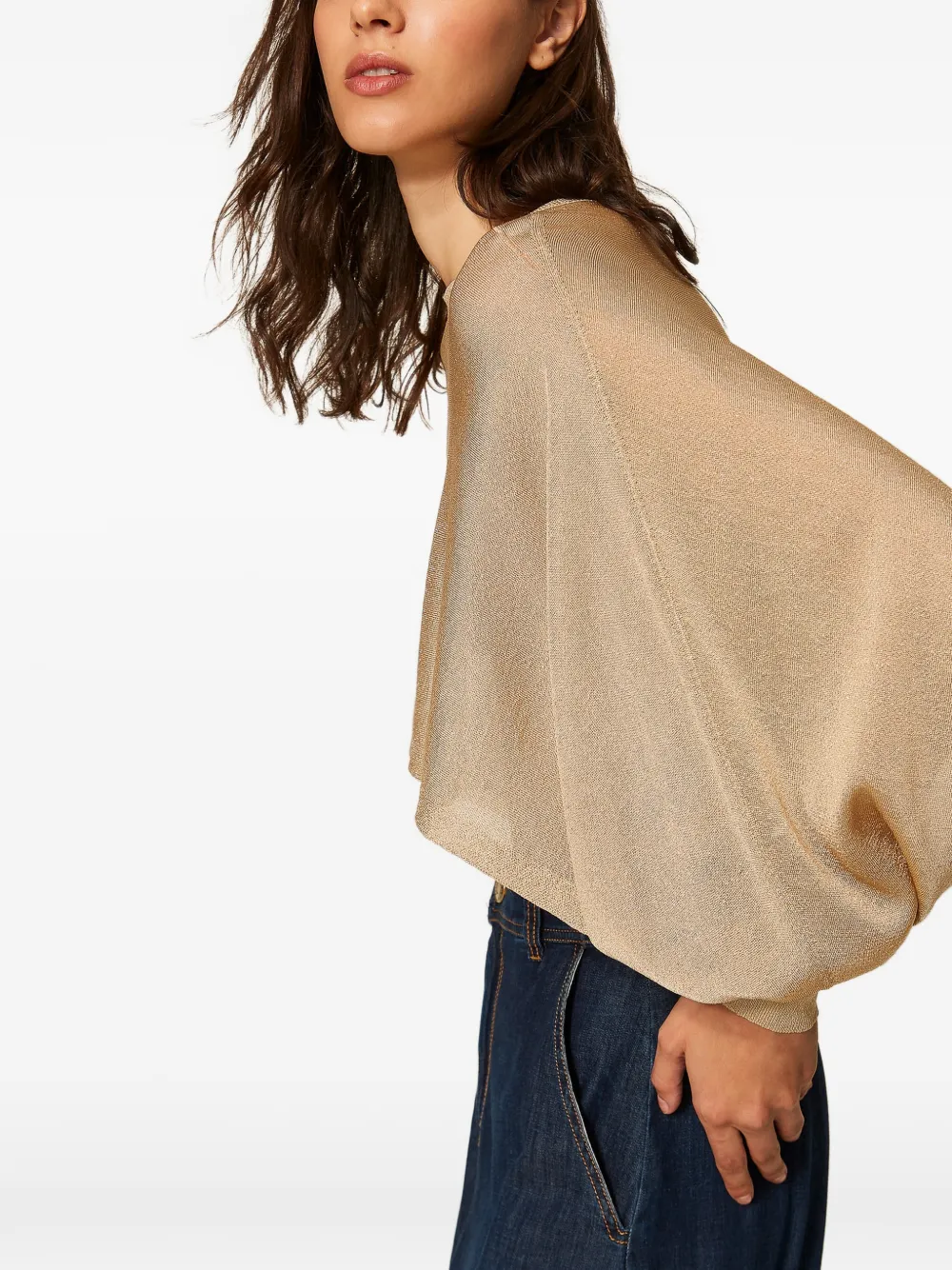 TWINSET Cropped top Beige