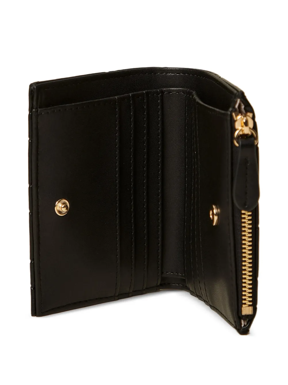  Twinset Bi-fold Quilted Wallet - Black 