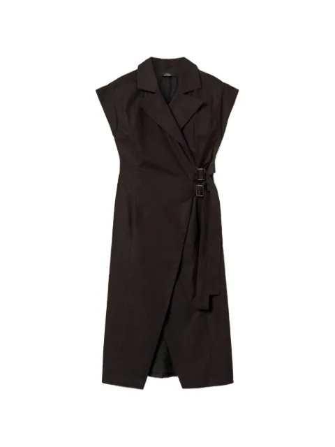 TWINSET recycled poplin midi dress