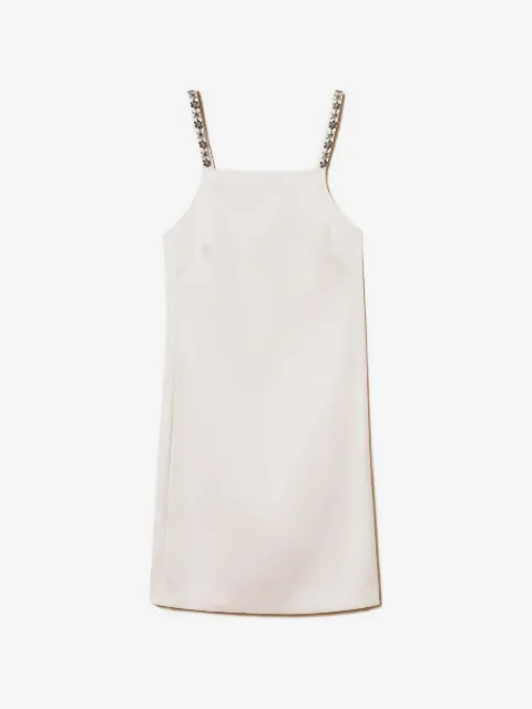 TWINSET vestido corto con detalles de cristal