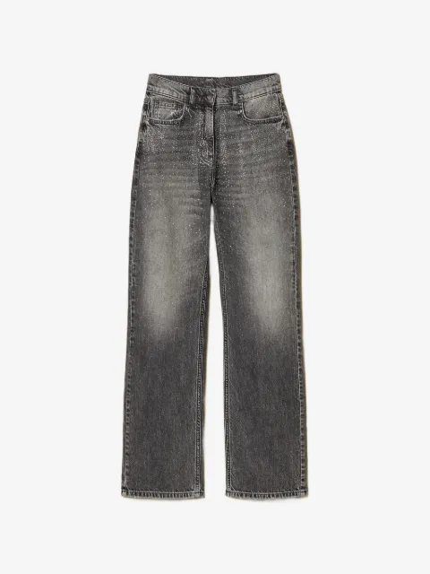 TWINSET vaqueros con cinco bolsillos y strass