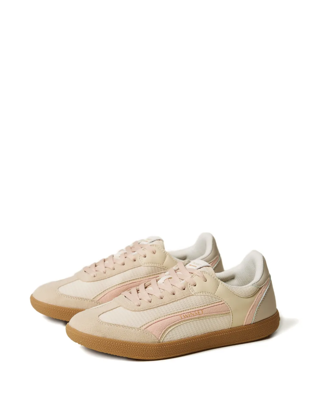 TWINSET Sneakers met vlakken Beige