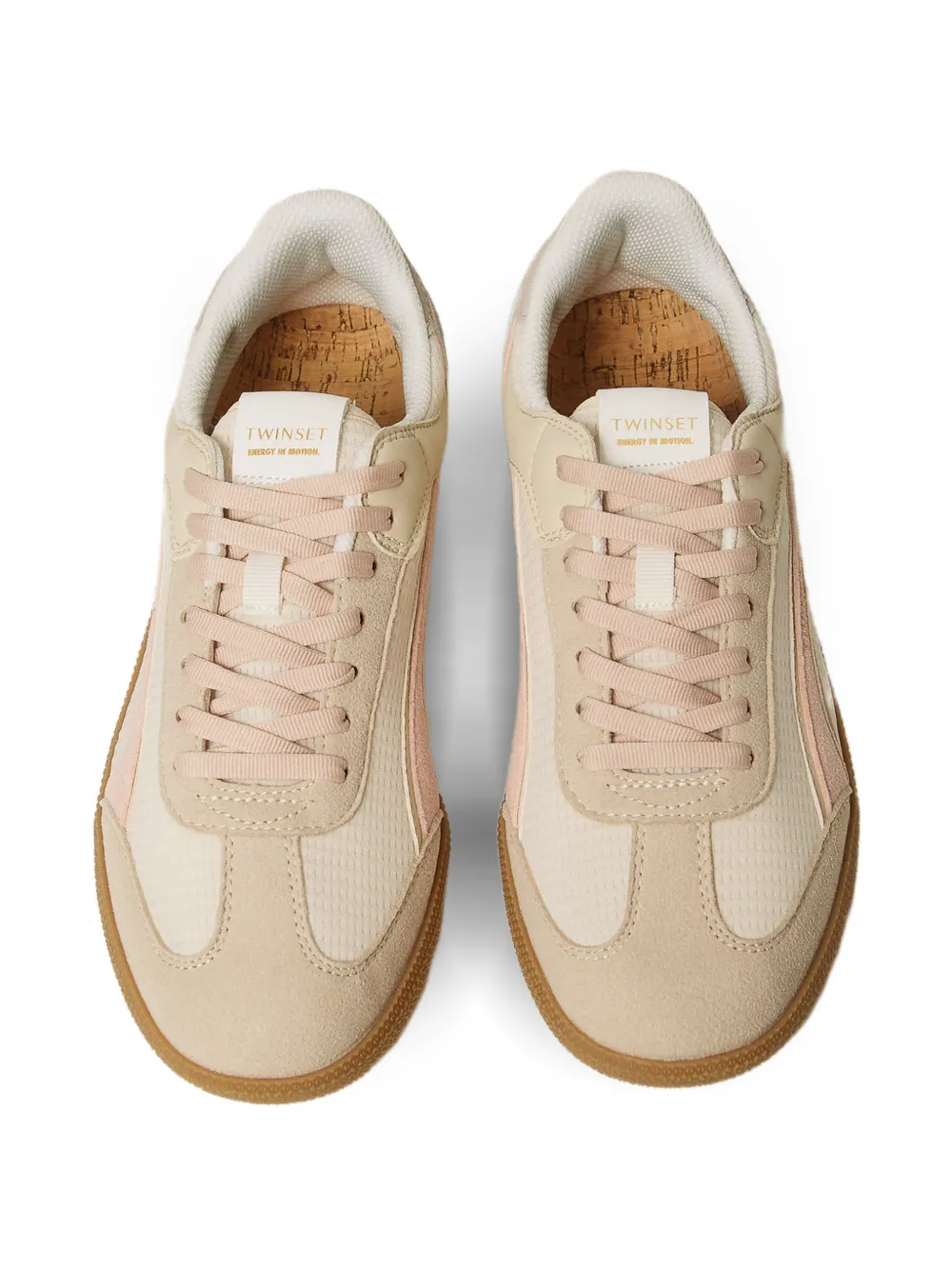 TWINSET Sneakers met vlakken Beige