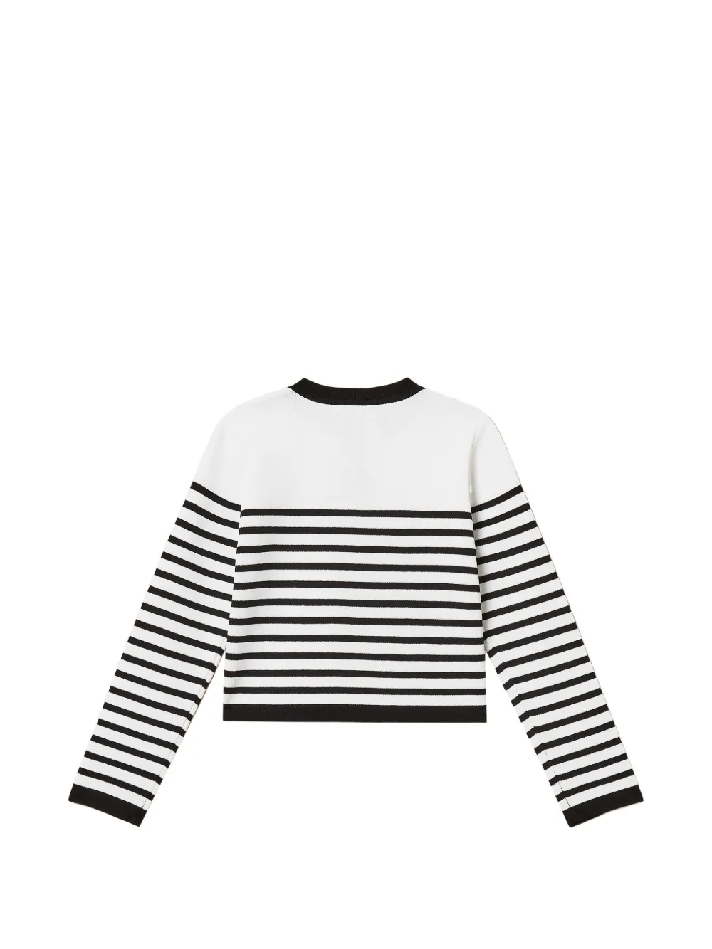  Twinset Kids Cardigan à Rayures - Blanc 