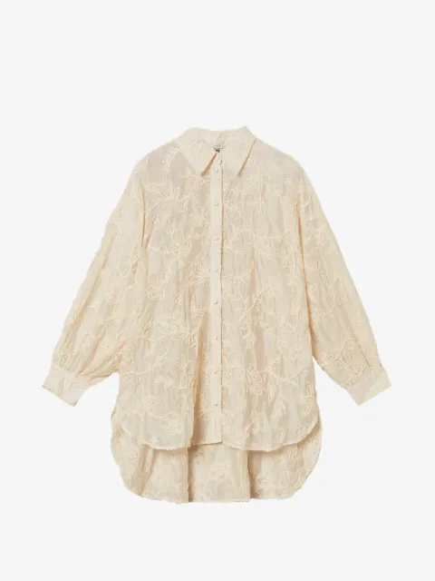 TWINSET muslin shirt with Cornely embroidery