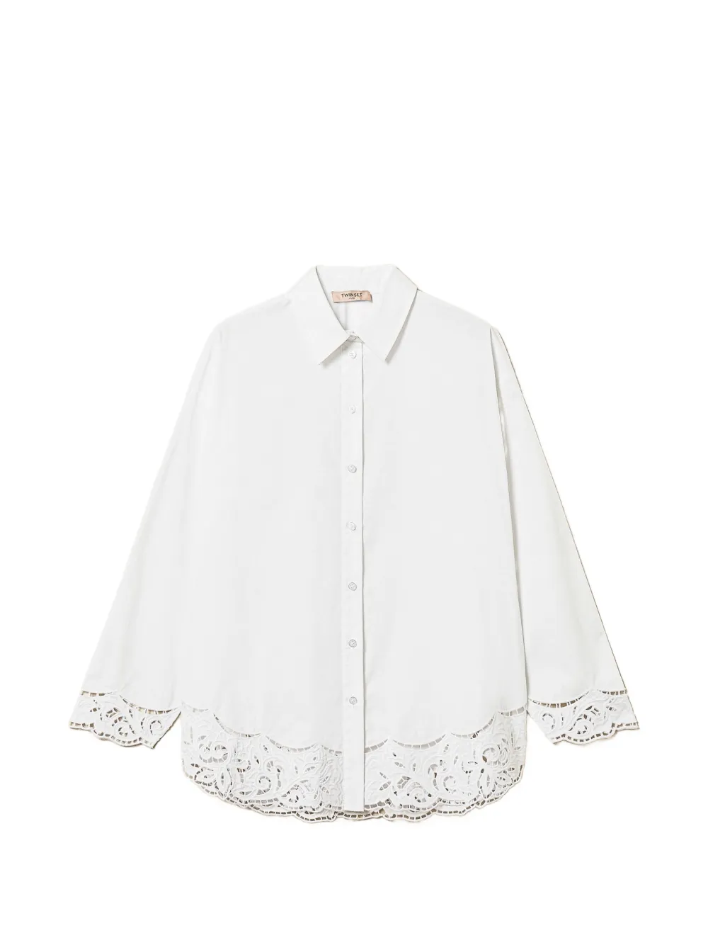 TWINSET Camicia in pizzo sangallo - Bianco