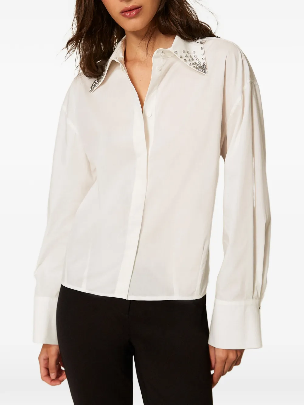 TWINSET Overhemd met lange mouwen Wit