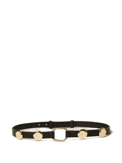 TWINSET belt with rings and studs