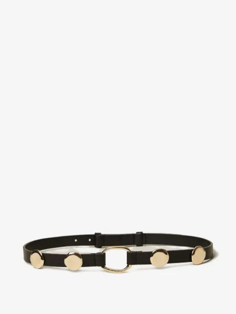 TWINSET belt with rings and studs