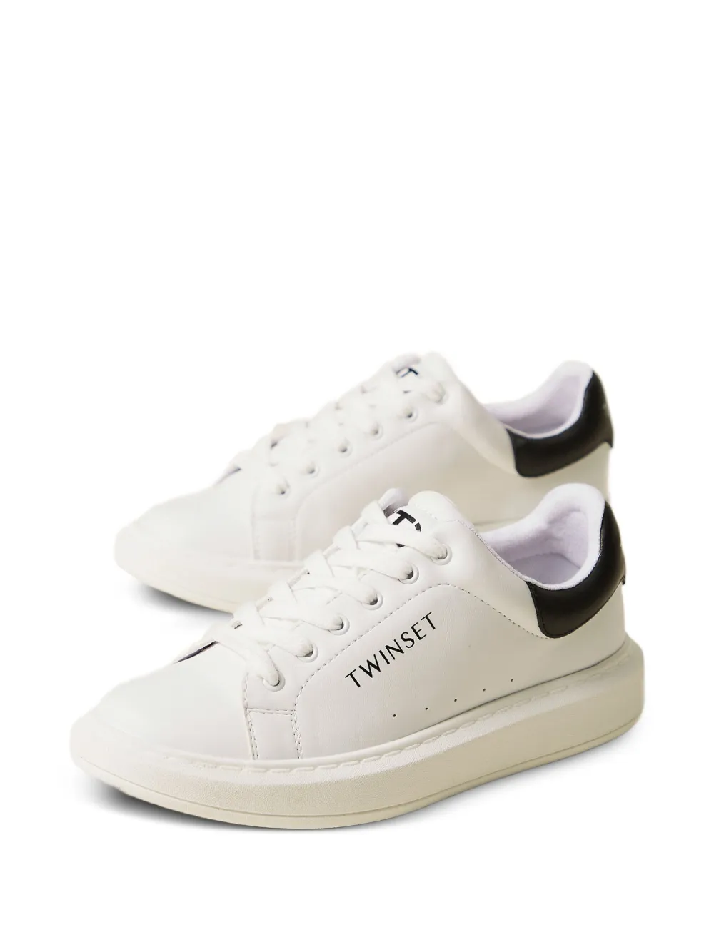 TWINSET Kids logo-print sneakers Wit