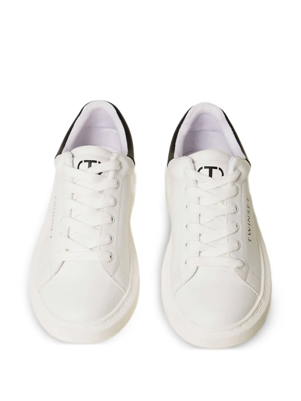 TWINSET Kids logo-print sneakers Wit