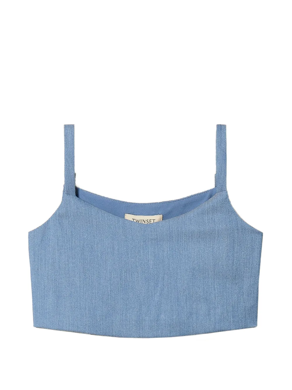 TWINSET Kids logo-detail top - Blau