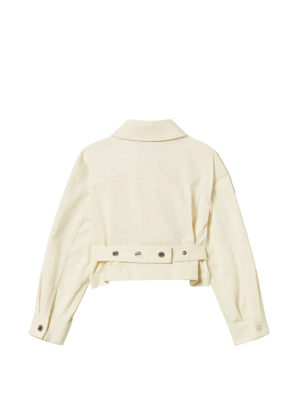 TWINSET Kids Spijkerjack met knopen Beige