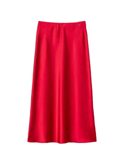 TWINSET A-line satin skirt