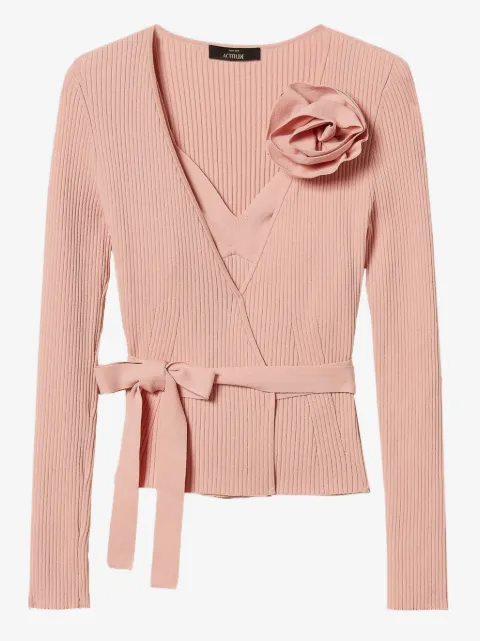 TWINSET set de dos tops tejidos con broche